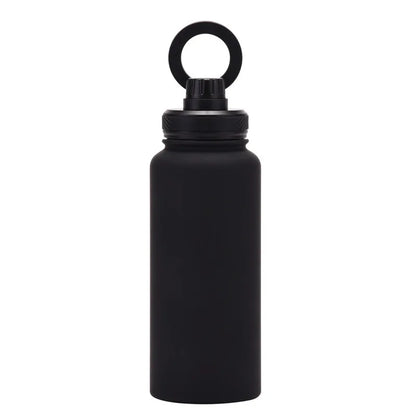 32Oz Double Wall Vacuum Flasks Insulated Stainless Steel Magnetic Magsafe Water Bottle with Phone Holder