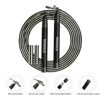 Crossfit Weighted Jump Rope Gym Fitness Sport, Cuerda Para Salto, Racing Rope Exercise Diet Jump Rope Workout Equipment Exercise