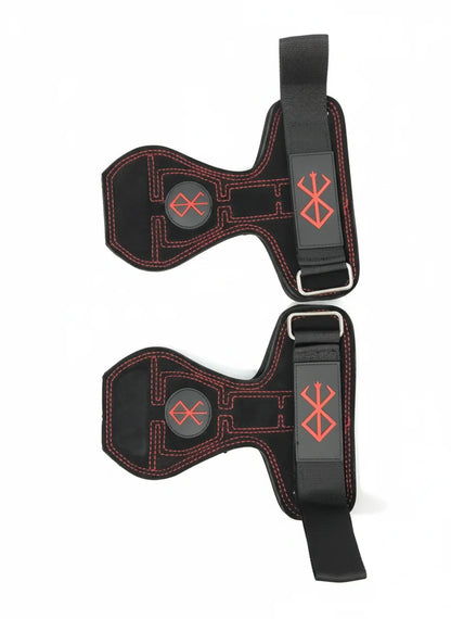 Leather Weight Lifting Gloves Wrist Straps for Weightlifting, Lifting Straps Cobra Grips Deadlift Straps Weight Lifting Straps,
