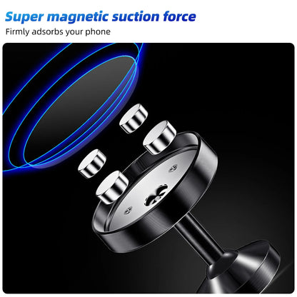 Double-Sided Magnetic Phone Holder for Samsung Xiaomi Huawei Dual Magnet Mount Stand Gym Kitchen Metal Surface