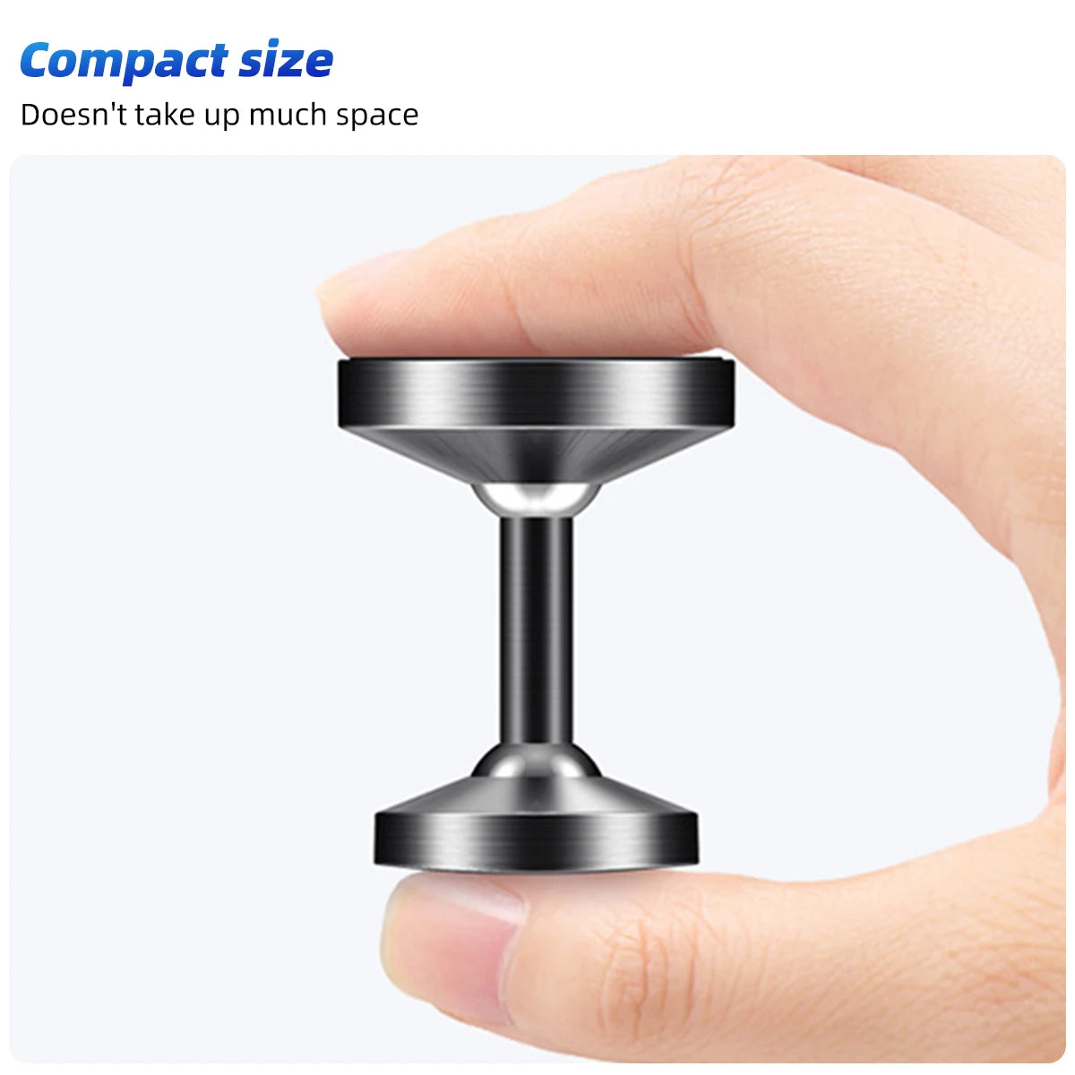 Double-Sided Magnetic Phone Holder for Samsung Xiaomi Huawei Dual Magnet Mount Stand Gym Kitchen Metal Surface
